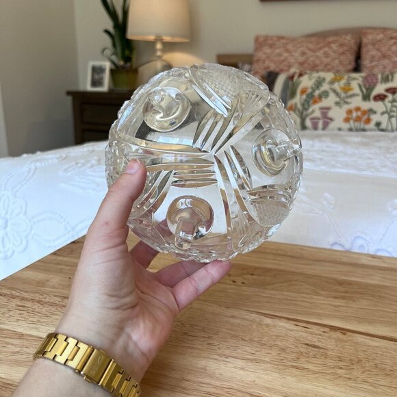 Crystal Fruit Bowl by A. Jabtonski, 1980s - Picture 6 of 9